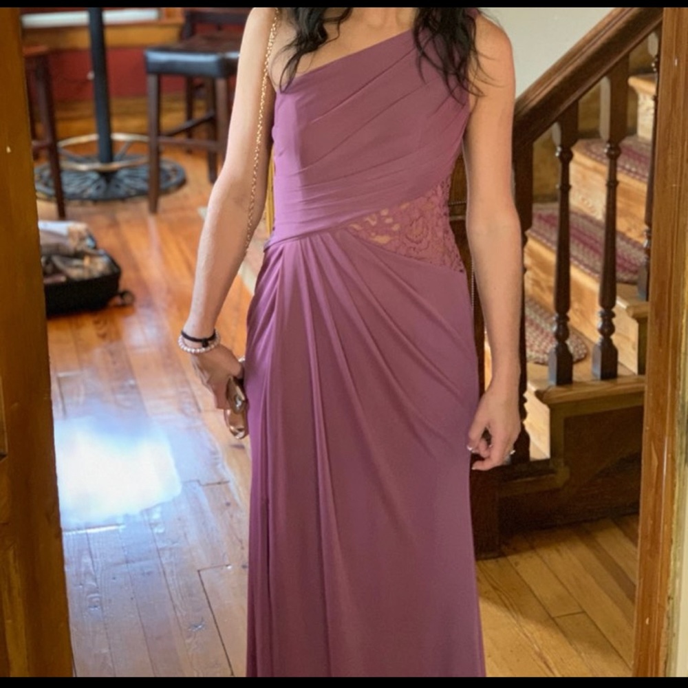 Maroon Bridesmaid Dress
